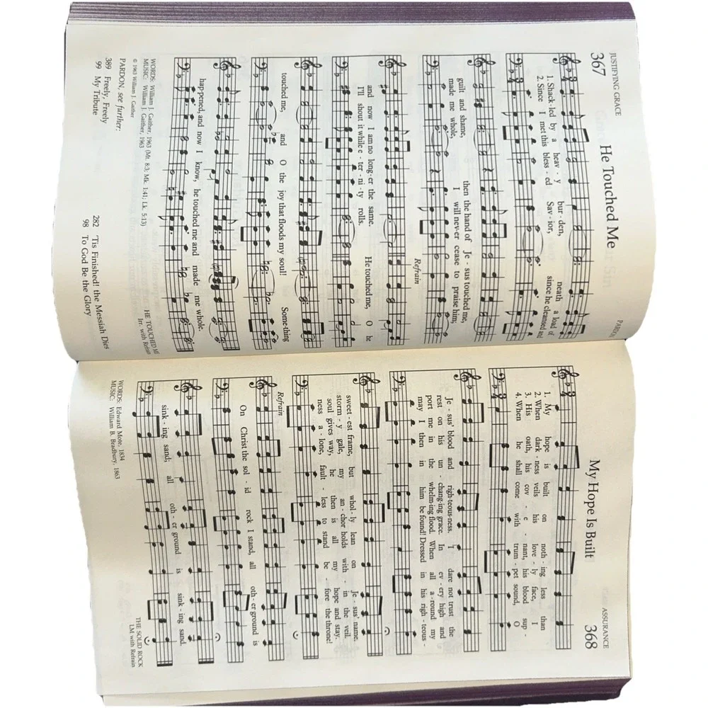 The United Methodist Hymnal Book of United Methodist Worship Purple Hardcover 95